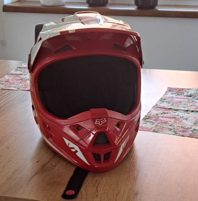 Kask  Fox V1 Full Face Enduro CROSS Rower Motor