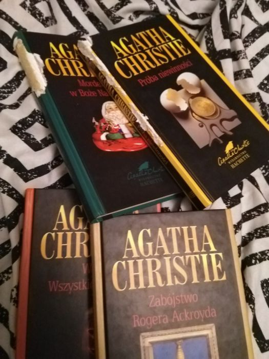 Zestaw książek Agathy Agatha Christie Próba niewinności Morderstwo
