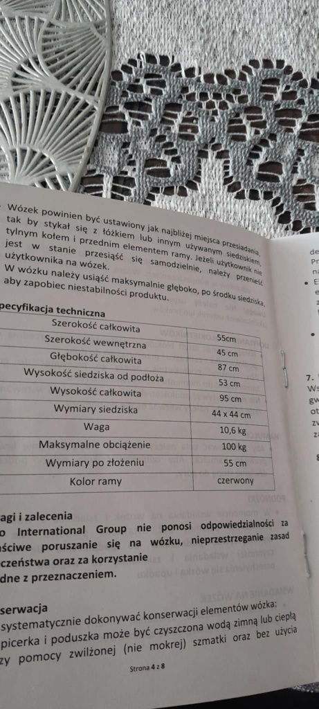 Wózek inwalidzki