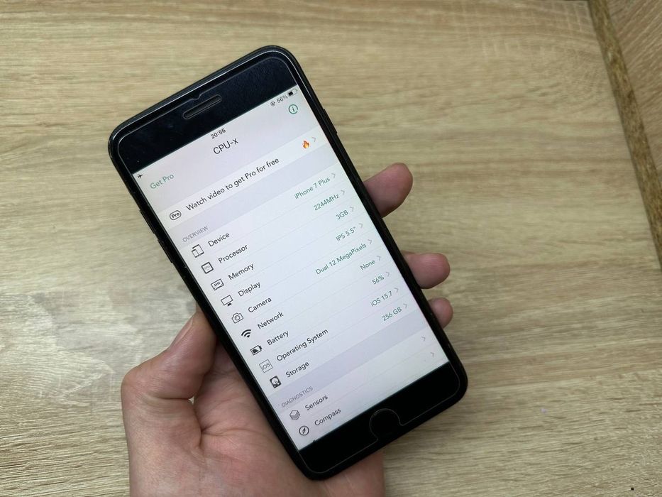 Apple iphone 7 plus jet black 256 gb