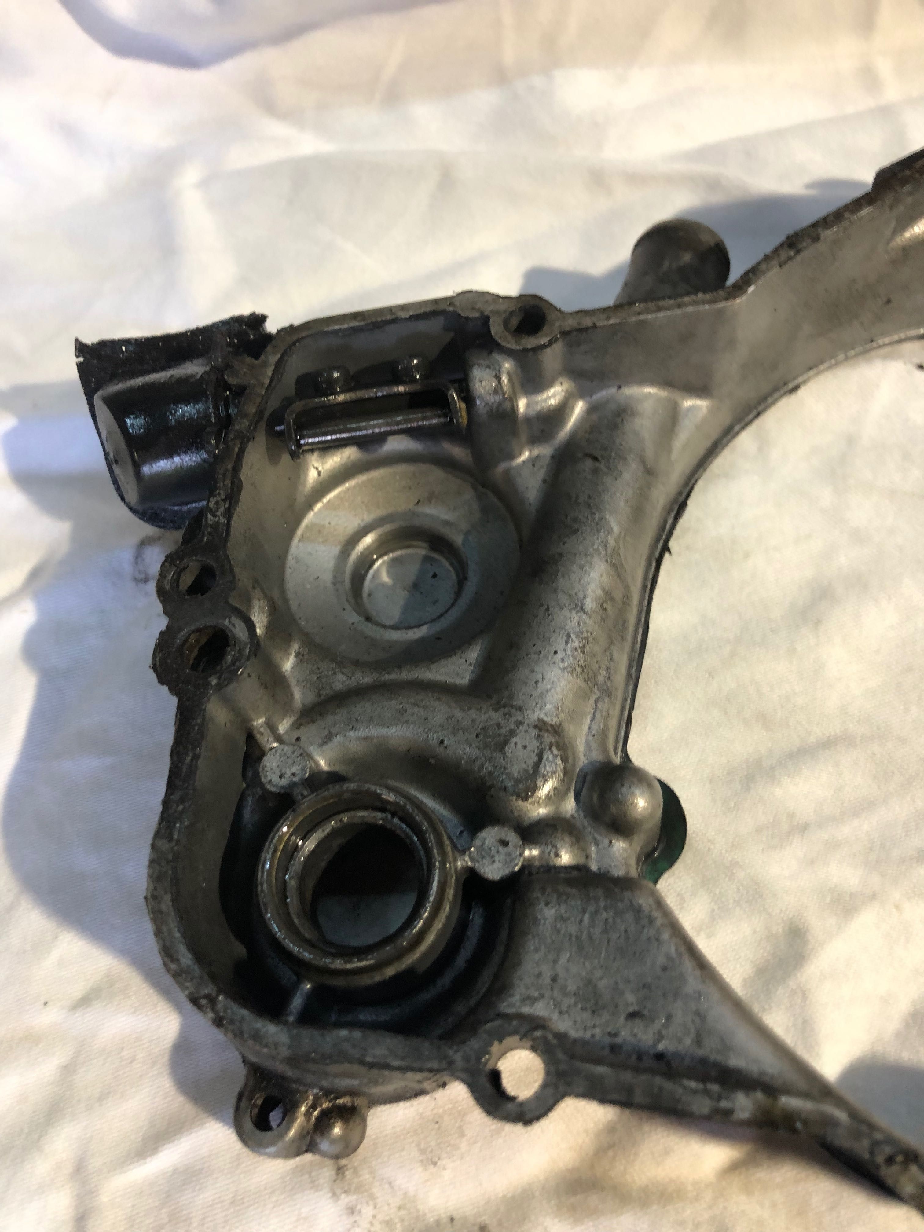 Kawasaki KX 250 2t pół karter silnika