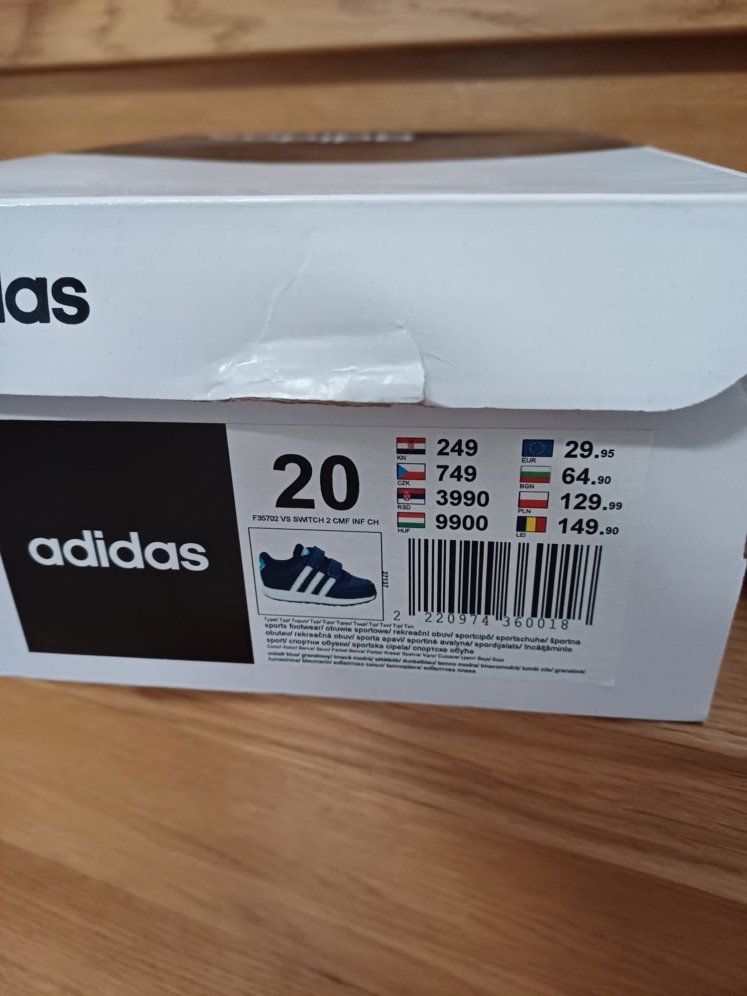 Buty adidas VS Switch rozmiar 20