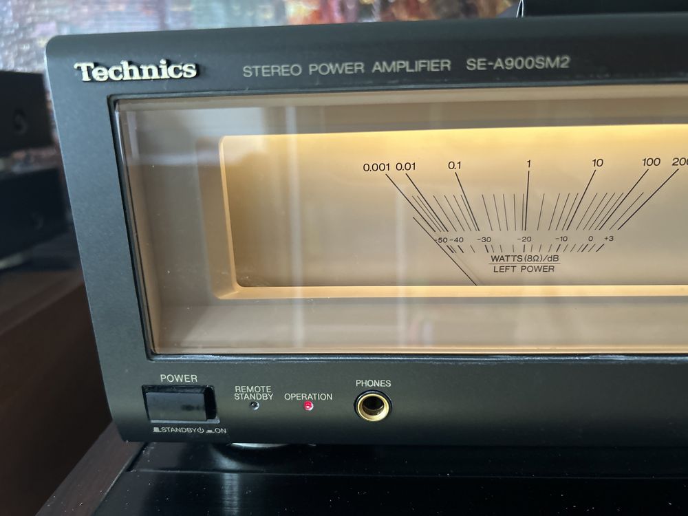 Amplificador Technics SE-A900SM2 e Pré Technics SU-C800U