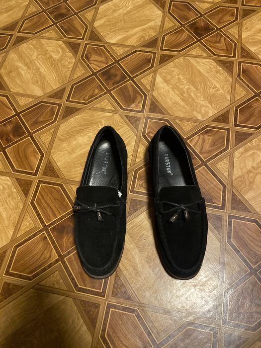 Замшеві підліткові туфлі