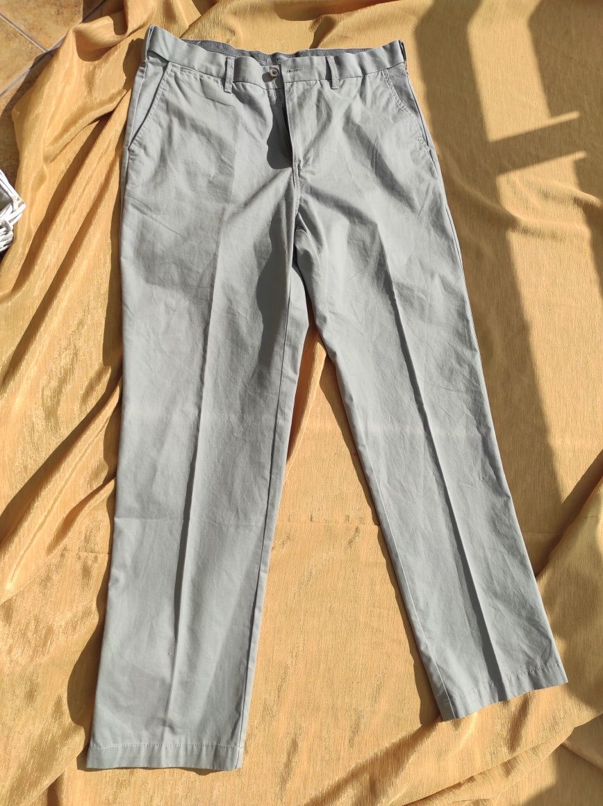 Świetne spodnie Marks&Spencer na co dzień i od święta W36L33 pas 90cm