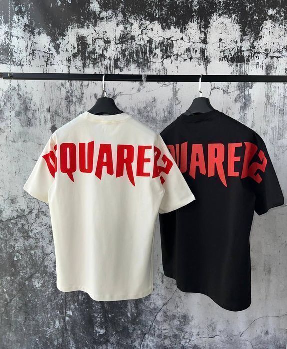 РАСПРОДАЖА! Футболка DSQUARED мужская оверсайз оригинал женская