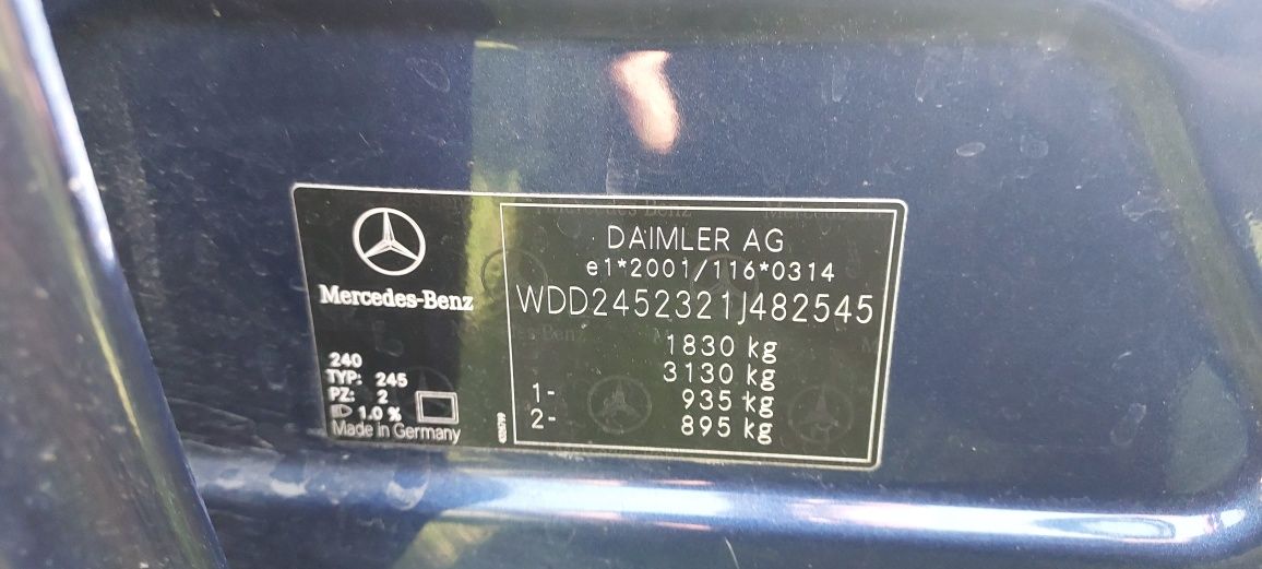 Продам мерседес В170 2009р