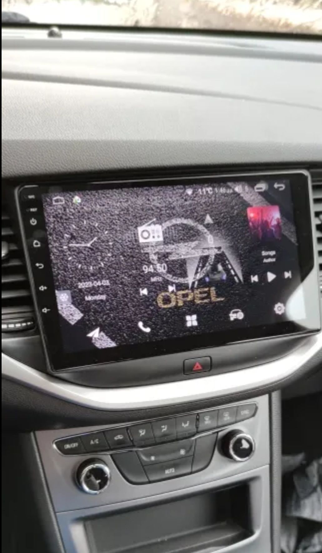 Rádio Android 12 com GPS Opel Astra K (Novo)