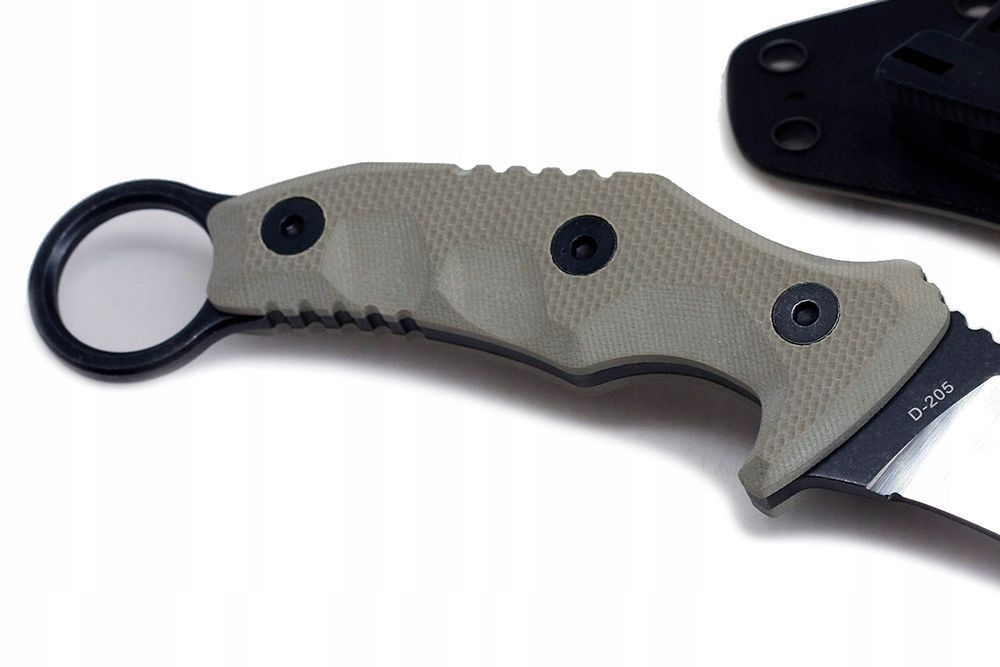 Karambit taktyczny wojskowy nóż do samoobrony Pazur HX OUTDOORS Kydex