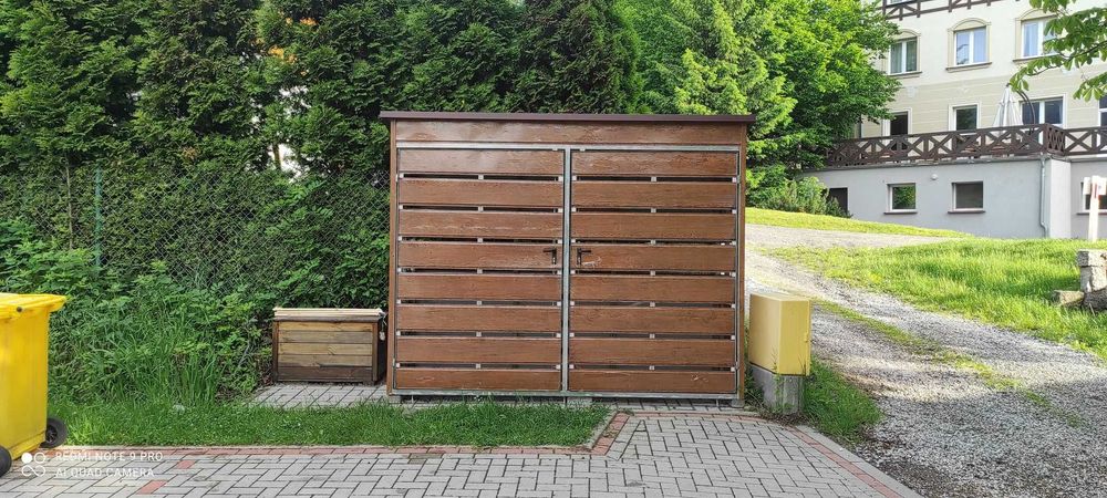 Wiata śmietnikowa, wiata na rowery, box śmietnikowy, schowek PRODUCENT