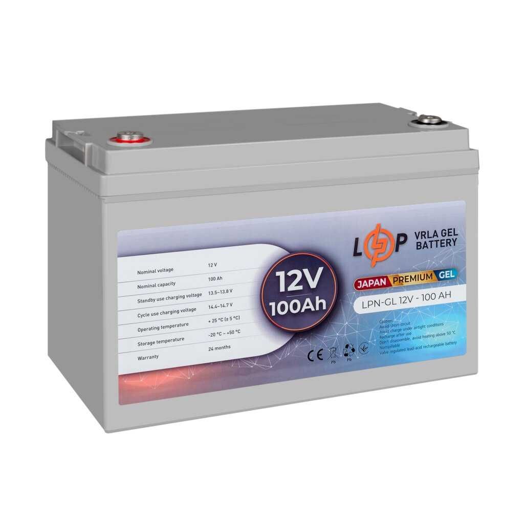 Акумулятор гелевий Premium LPN-GL 12V - 100 Ah GEL 1500 циклів Японія