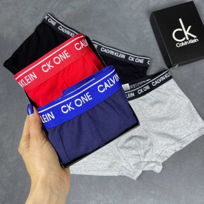 Чоловічі боксери Calvin Klein One повномірні. Мужские трусы, хлопок