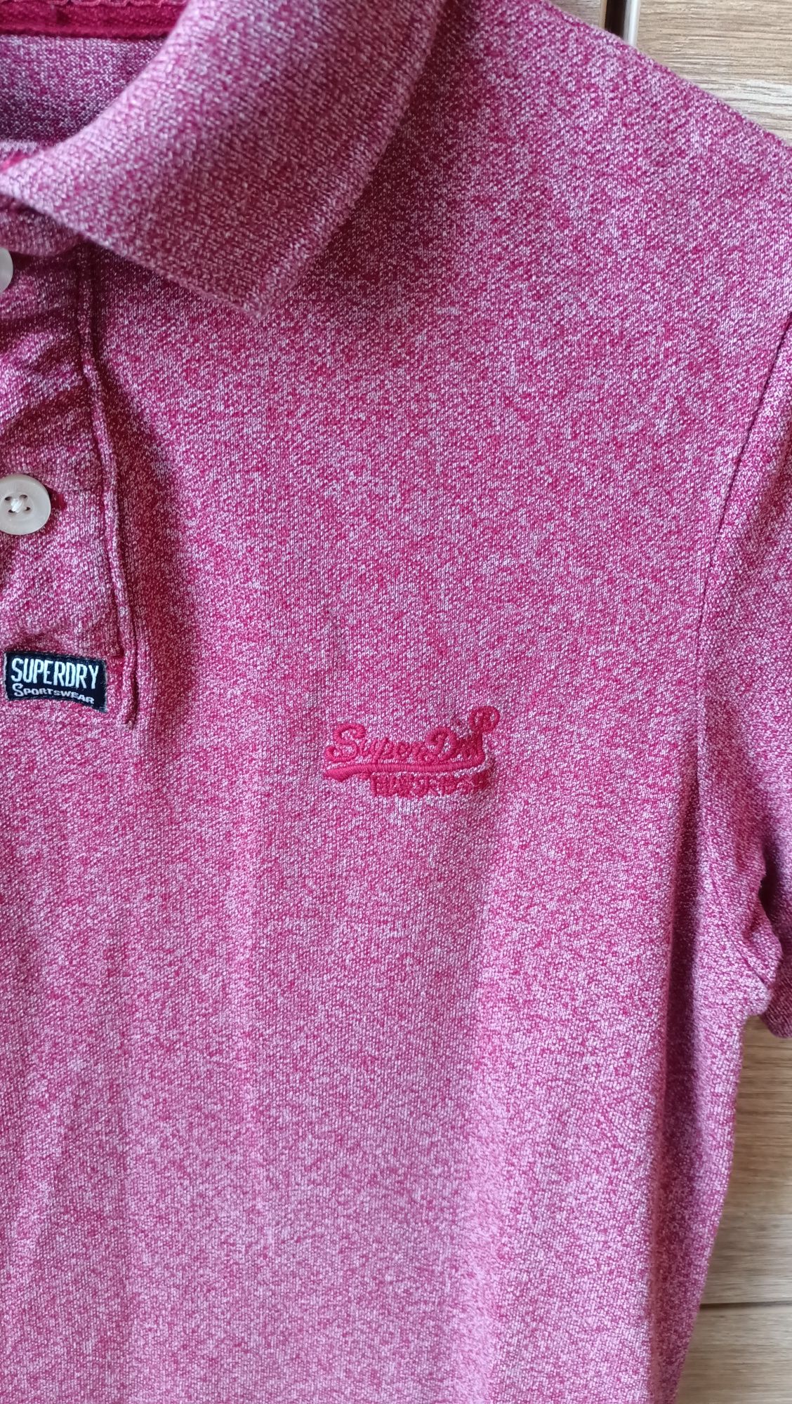 Koszulka bluzka z krótkim rękawem t-shirt polo Superdry