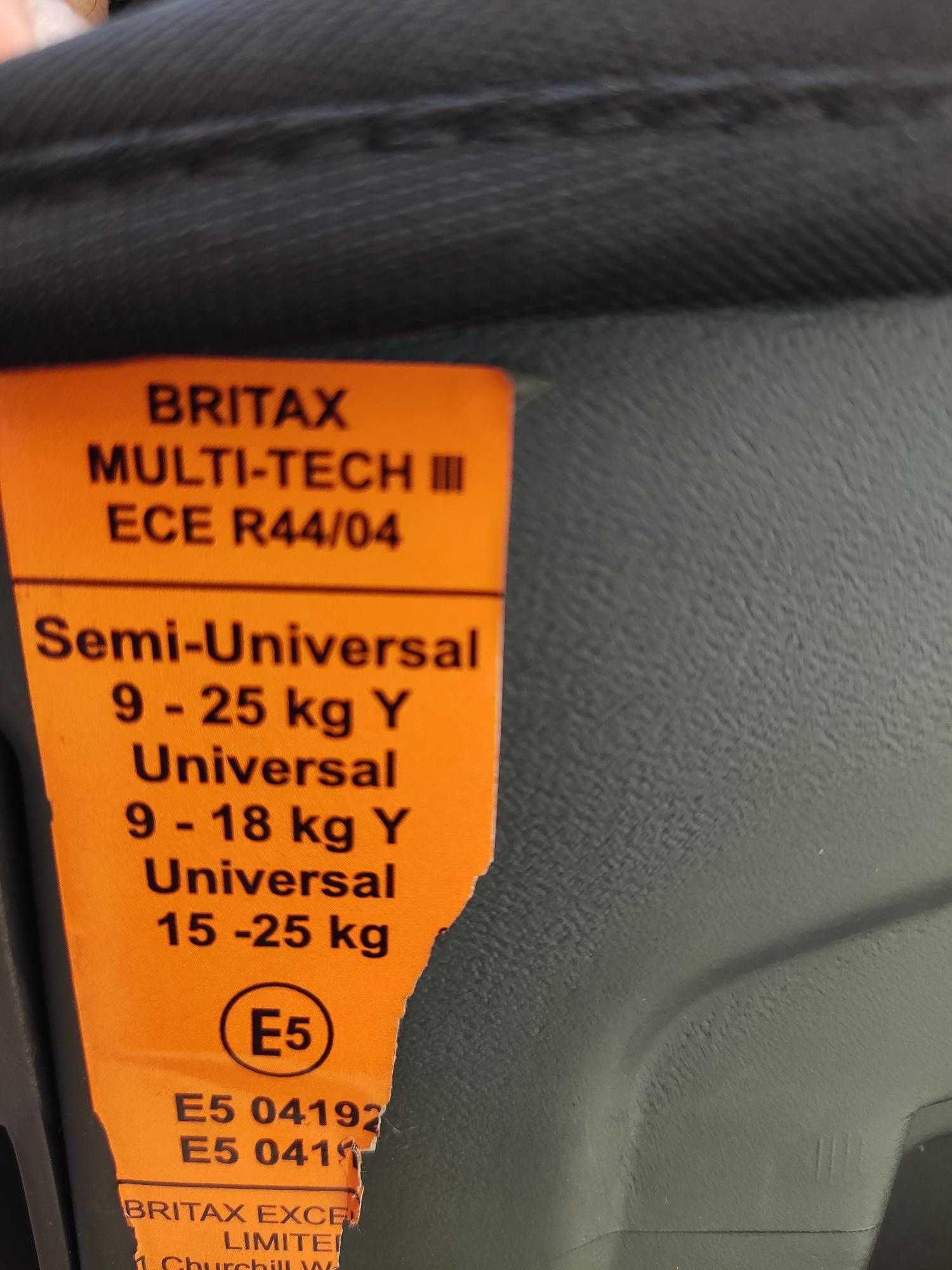 Cadeira Auto Britax Römer MULTI-TECH III