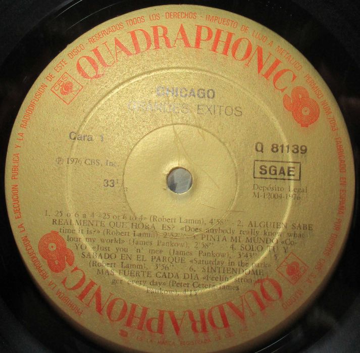 Chicago - - - - - Grandes Êxitos - - - - - LP