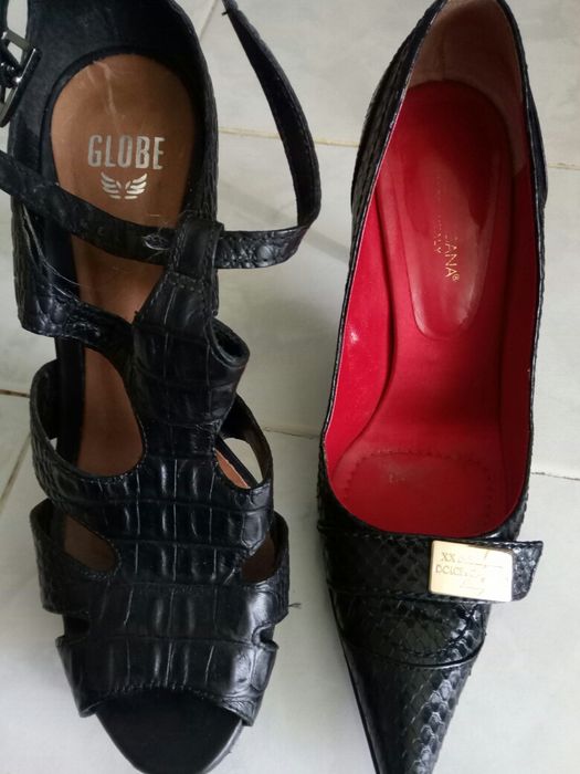 Sapatos em pele n.38 e 39.