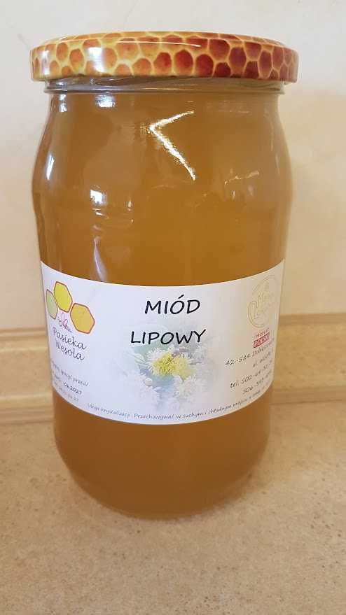 Miód Rzepakowy Akacjowy Spadziowy Lipowy Klonowy inne Duży Słoik