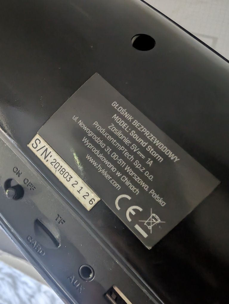 Głośnik bluetooth bezprzewodowy hykker