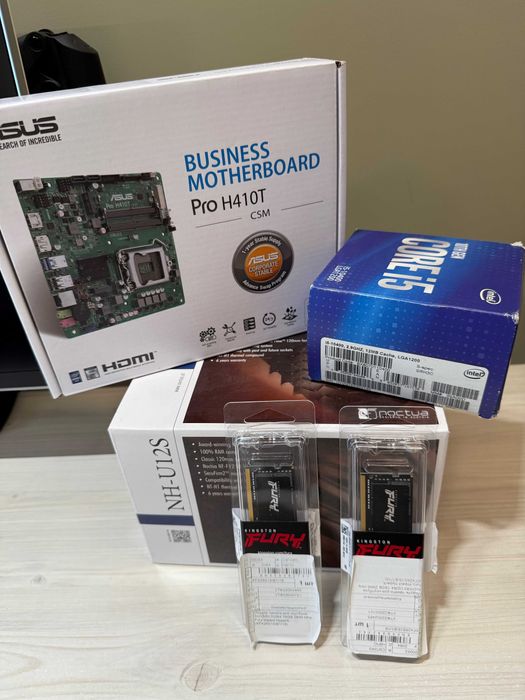 Комп'ютер Asus Pro H410T + Intel i5 10400 + 32 GB RAM