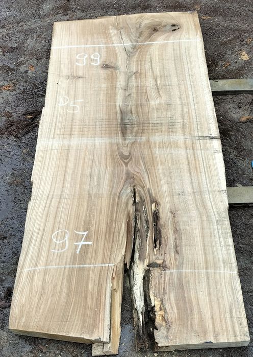 Dąb duże dechy 7 cm grubośći