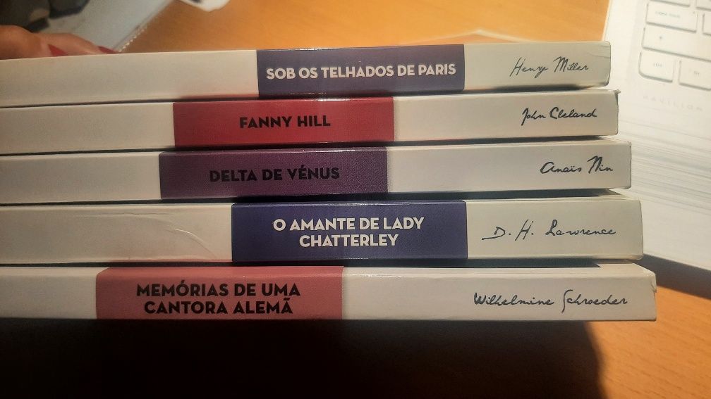 Livros eróticos variados