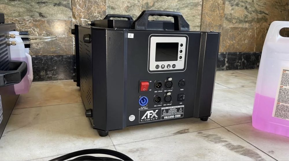 2x Afx Light Máquina de Fumos VOLCANO 2000W 36 LEDS 1W RGB