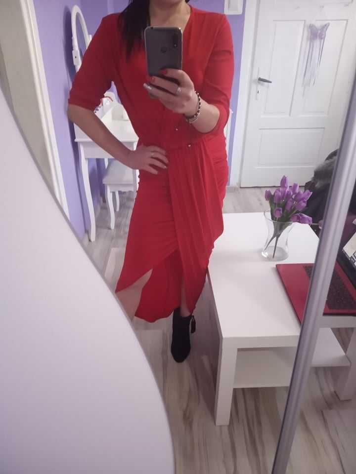 Sukienka maxi czerwień !