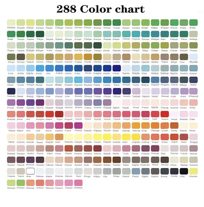 оригінальні акрилові маркери guangna 288