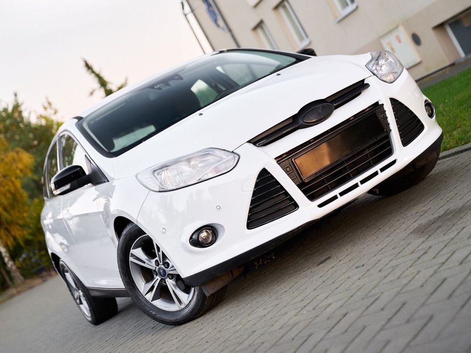 Ford Focus MK3 1.6 TDCI 115KM • Klimatyzacja • 5 Drzwi • Biały