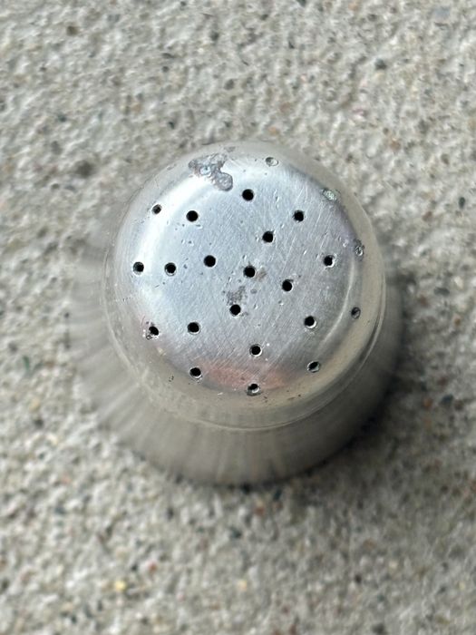 Unikatowa srebrna Solniczka Fraget Warszawa plater Rzadkość ładny stan