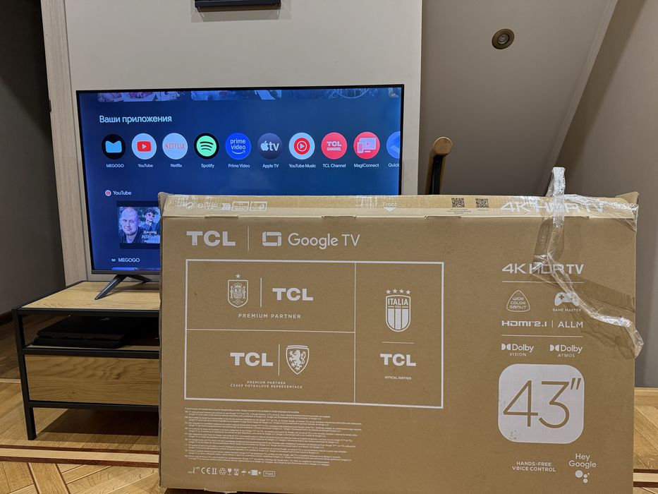 Телевізор TCL 43P6K