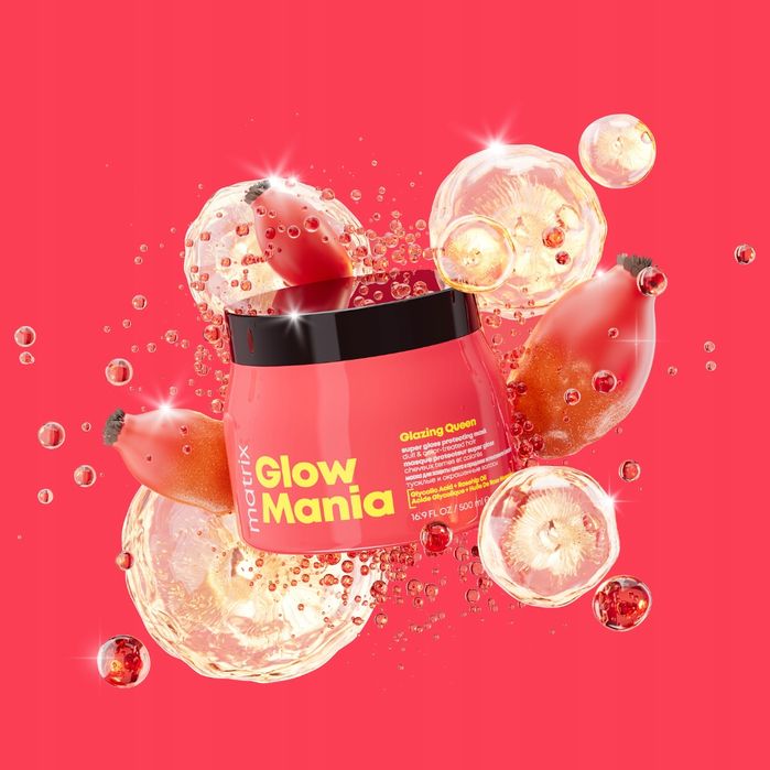 Matrix Glow Mania Wzmacniająca Maska do Włosów Farbowanych 500 ml