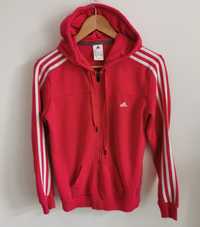 Adidas bluza sportowa damska logowana bawełna S/M