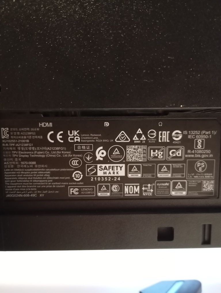 GWARANCJA! Monitor Lenovo G24E-20 120hz z ważna gwarancją