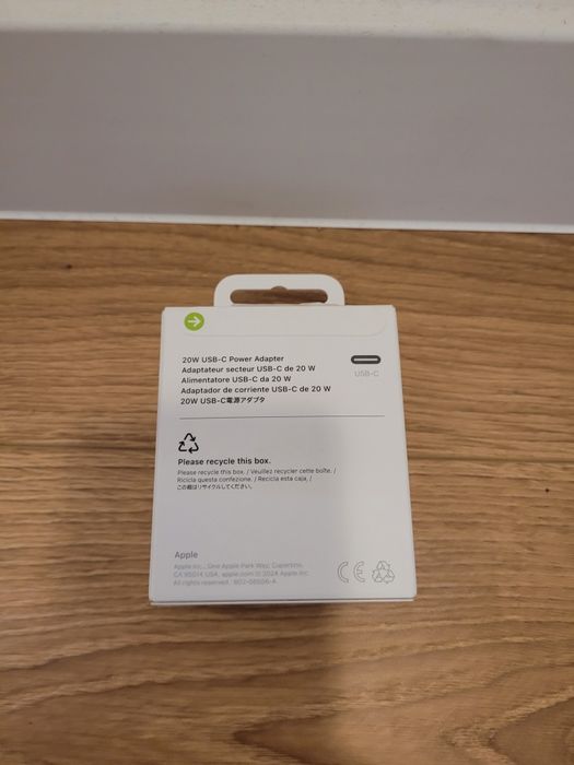 Ładowarka sieciowa Apple 20W