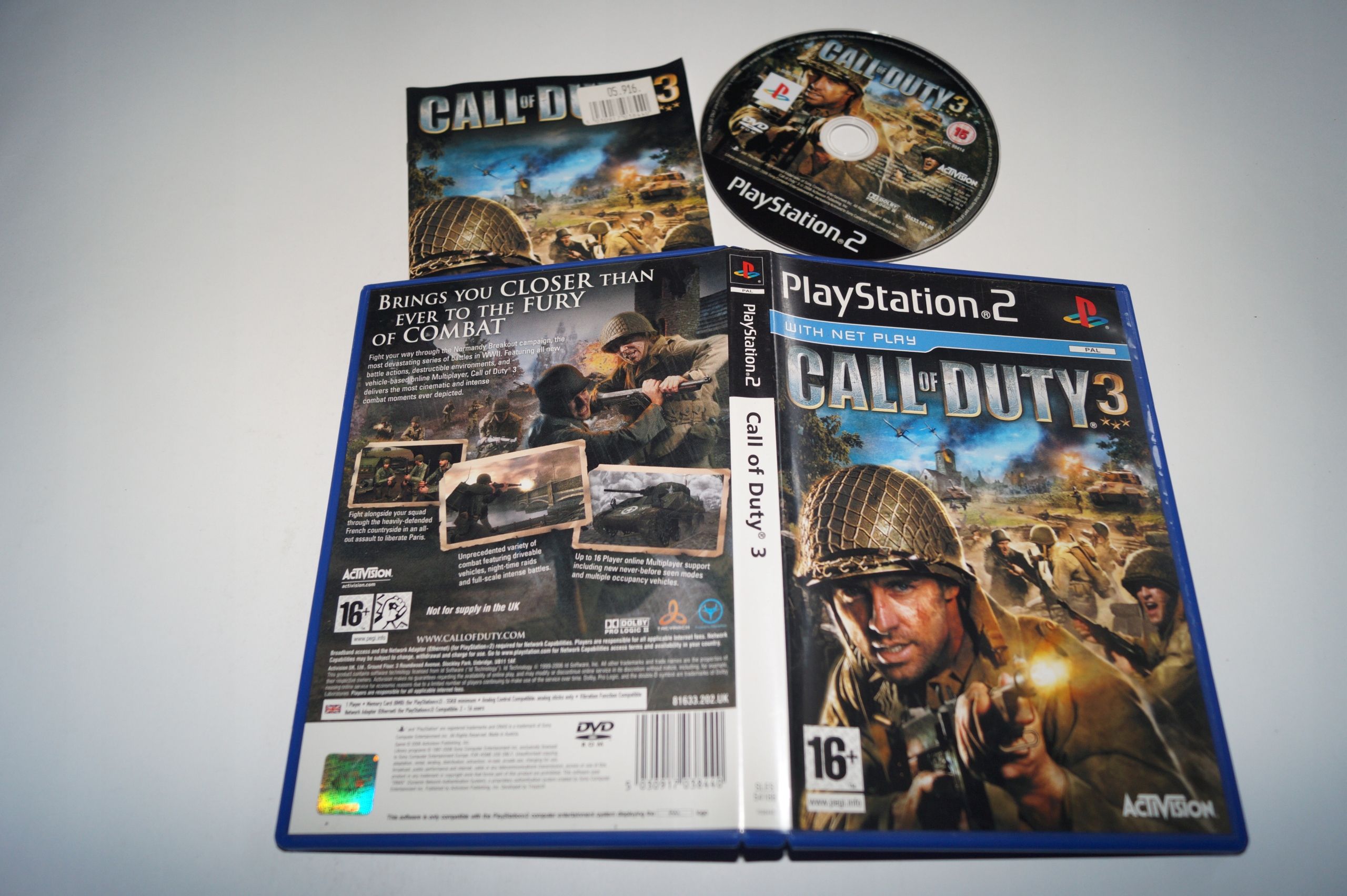 Call Of Duty 3 Playstation 2 (Ps2) Pudełkowa