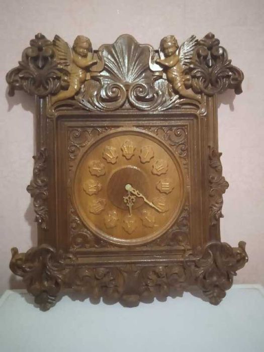 ‼️Настенные часы в стиле "Барокко" / настіні часи ДУБ великі