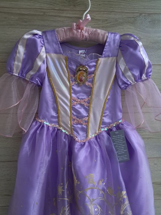 Карнавальное платье Рапунцель принцессы disney 5-6-7л