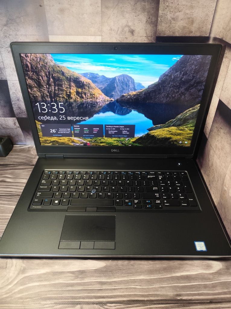 Dell 7730 4K IPS I7 8850H 32 ram 256 SSD m.2 Excellent Bat ноутбук