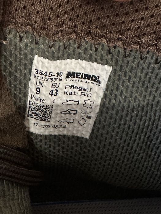 Трекінгові черевики Meindl Perfekt : нові, оригінал (розмір 43)