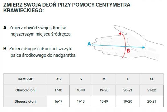 4f Damskie Rękawice Ocieplane Zimowe / rozm Xl