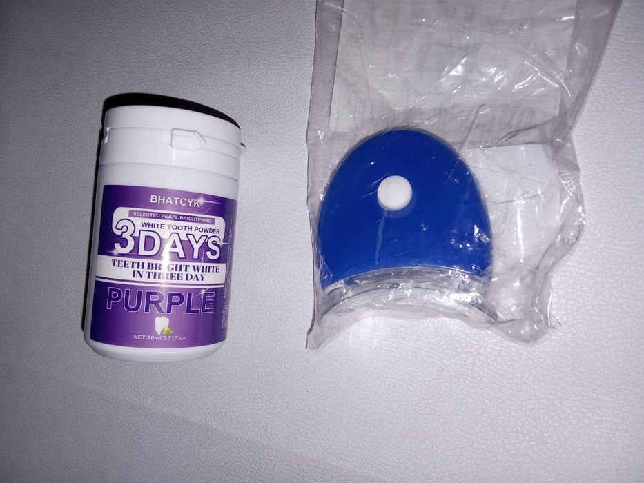 Відбілююча зубна паста та лампа Відбілювання зубів