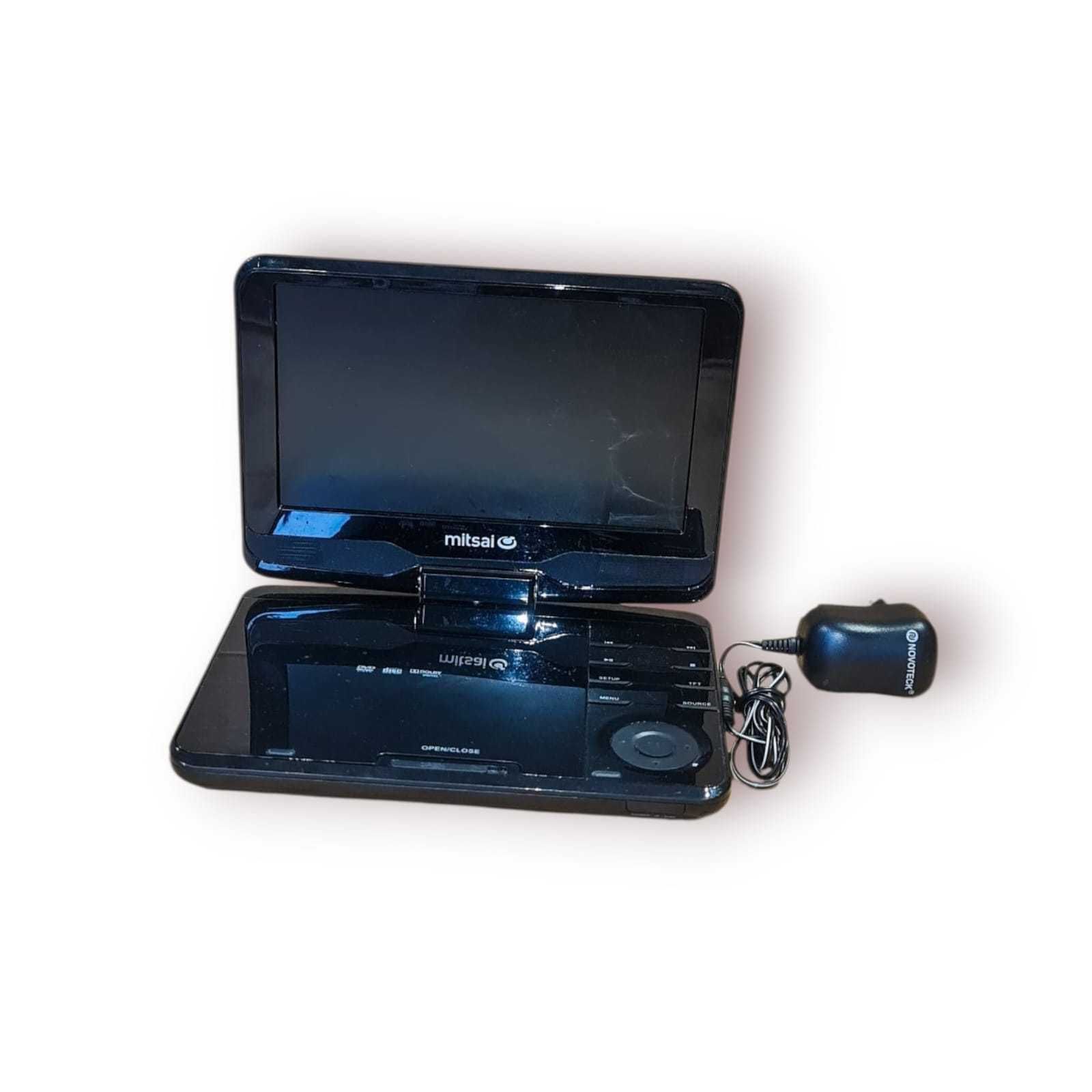 Leitor de DVD Portátil Mitsai DP9302 – Ecrã 9” com Carregador Original