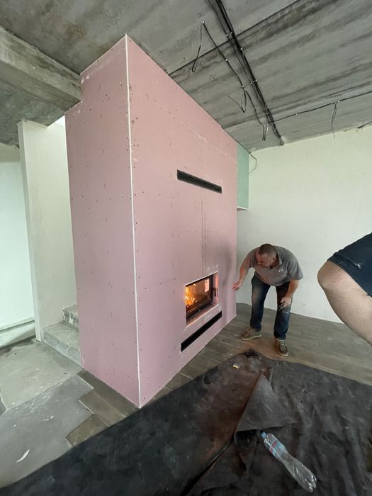Монтаж установка камина, топки, печи, дымохода. Мастер по каминам
