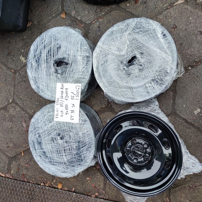 felgi sal 5x100 VW,SKODA,AUDI piaskowane malowane 4szt 500zł 15tka