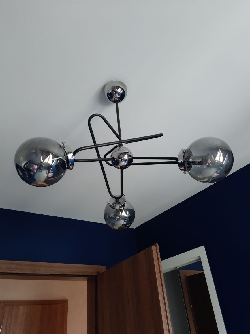 Lampa wisząca Sagito chrom 3 x E14 Alfa