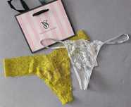 VICTORIA'S SECRET oryginalne z USA stringi cyrkonie M