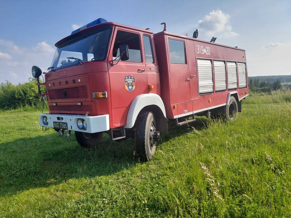 Jelcz 005, Star 244 pożarniczy, 100% sprawny, autopompa