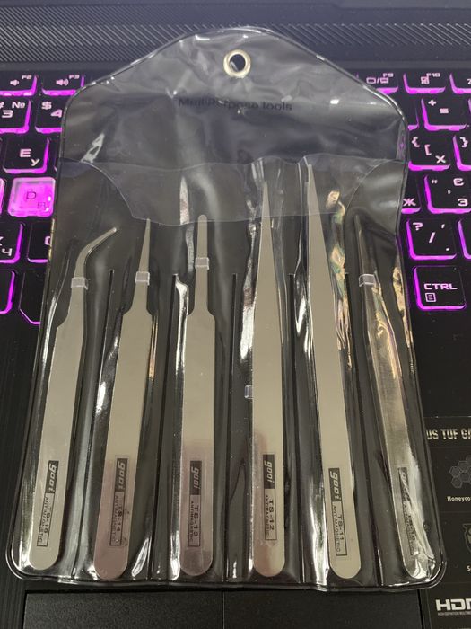 Набор пинцетов 6шт Металические Новие