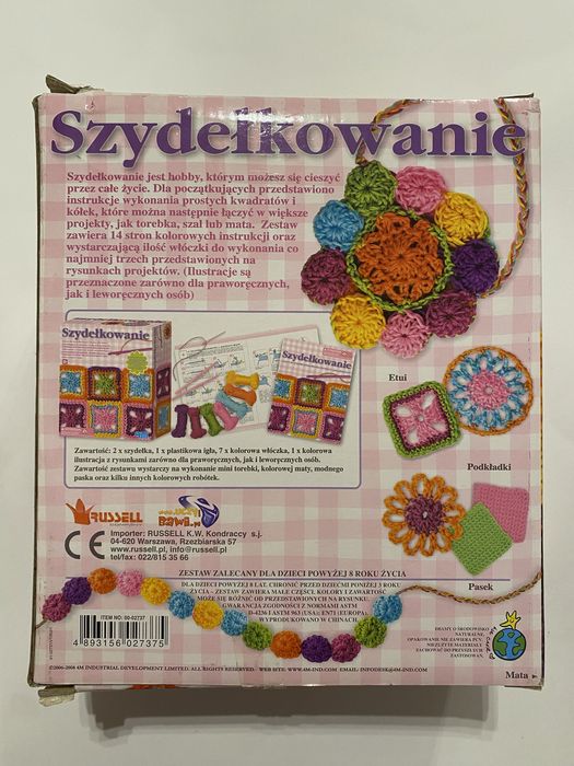 Szydełkowanie, zestaw kreatywny